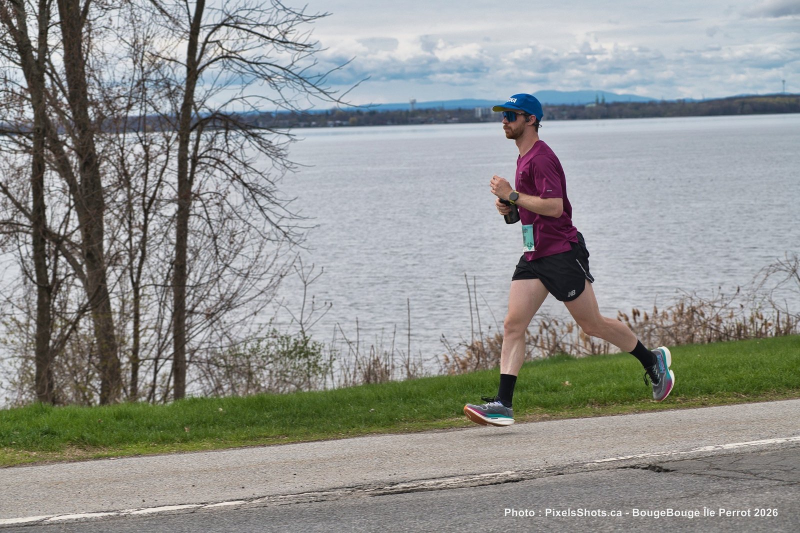 Alexandre Legault en course sur route au BougeBouge Île Perrot 2026