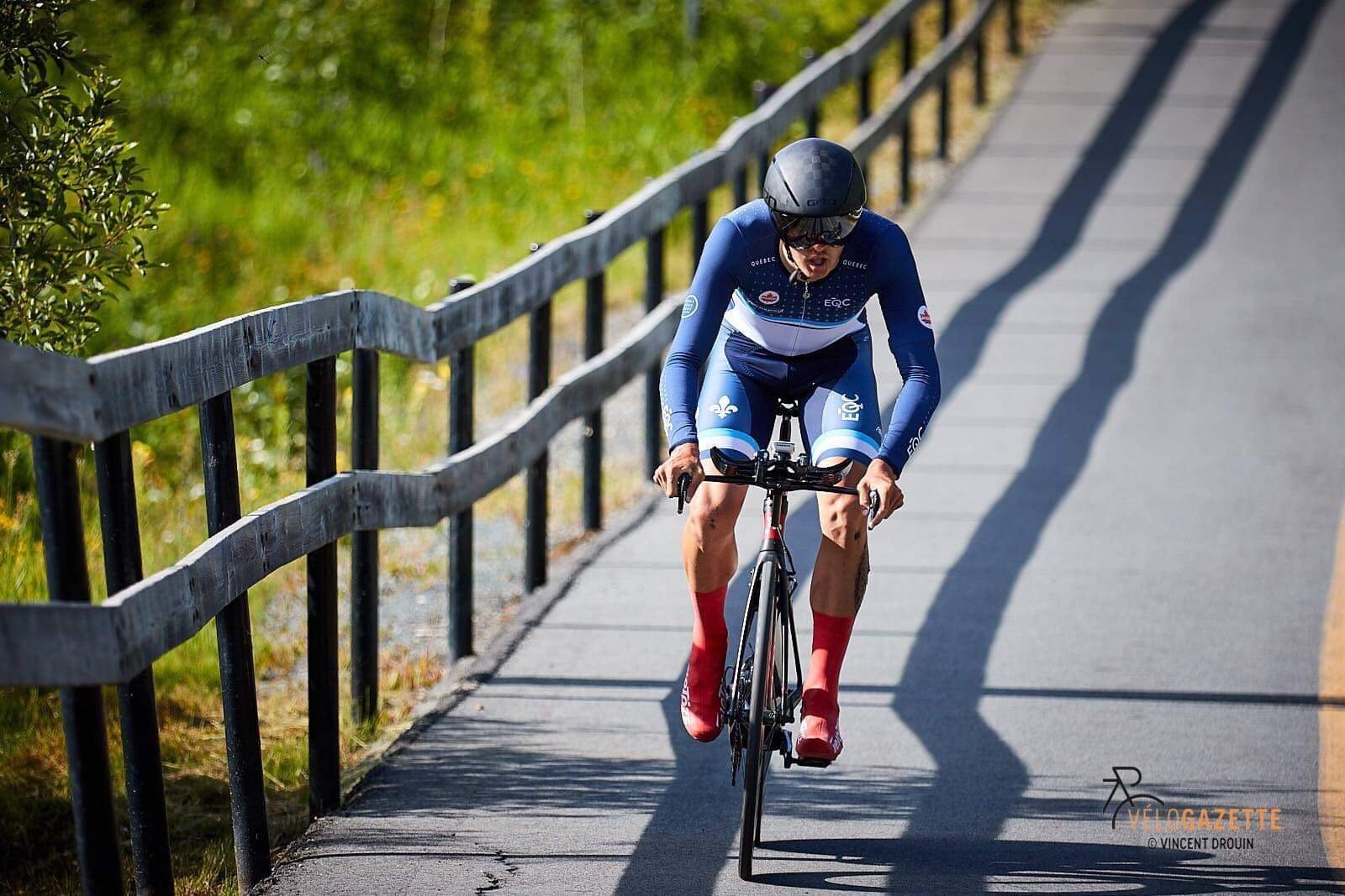 Gabriel Melfi 8e place au contre-la-montre de la Coupe du monde junior