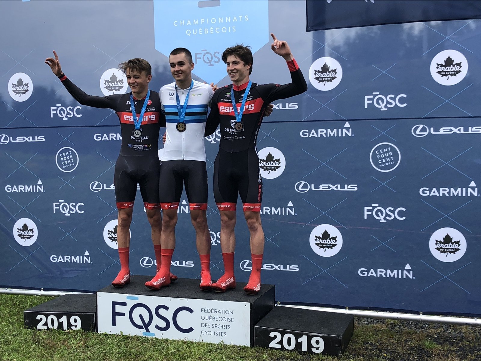 Gabriel Melfi champion québécois du contre-la-montre junior